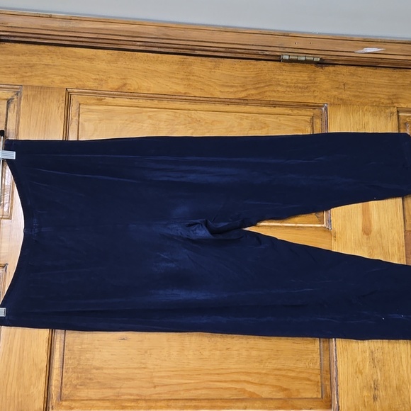 Coldwater Creek Women's Blue Travel Knit Pants - Picture 2 of 3